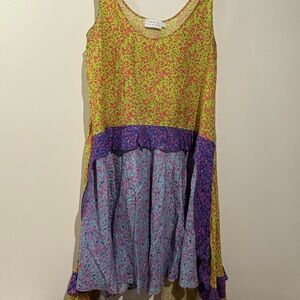 Tanya Taylor Multicolor High Low Dress